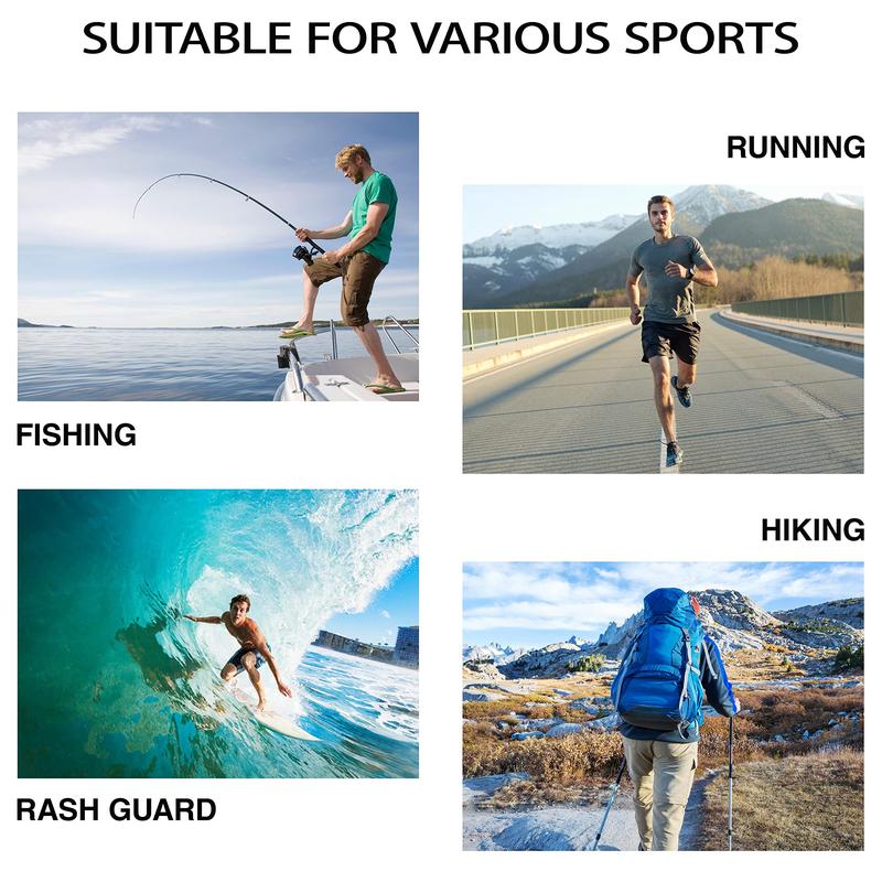 🏆Flash Sale⚡ 50K+ SOLD! Almost Gone-💥🔥Men's UPF 50+ Hooded Sun Protection Fishing Sauna Shirts,Best Gifts