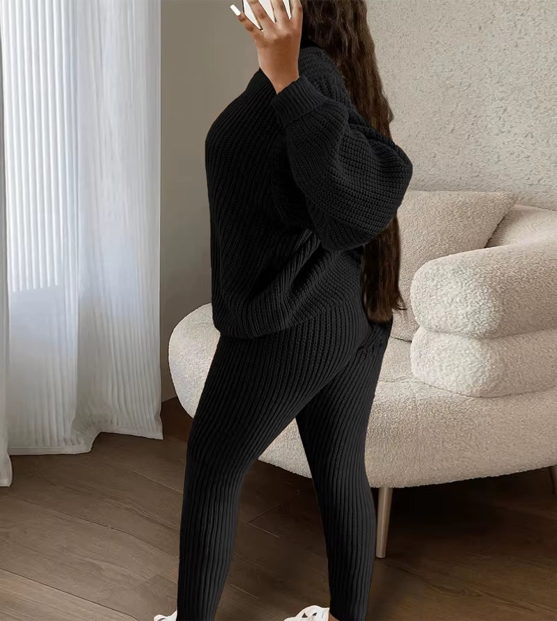 2025 latest comfortable knitted suit