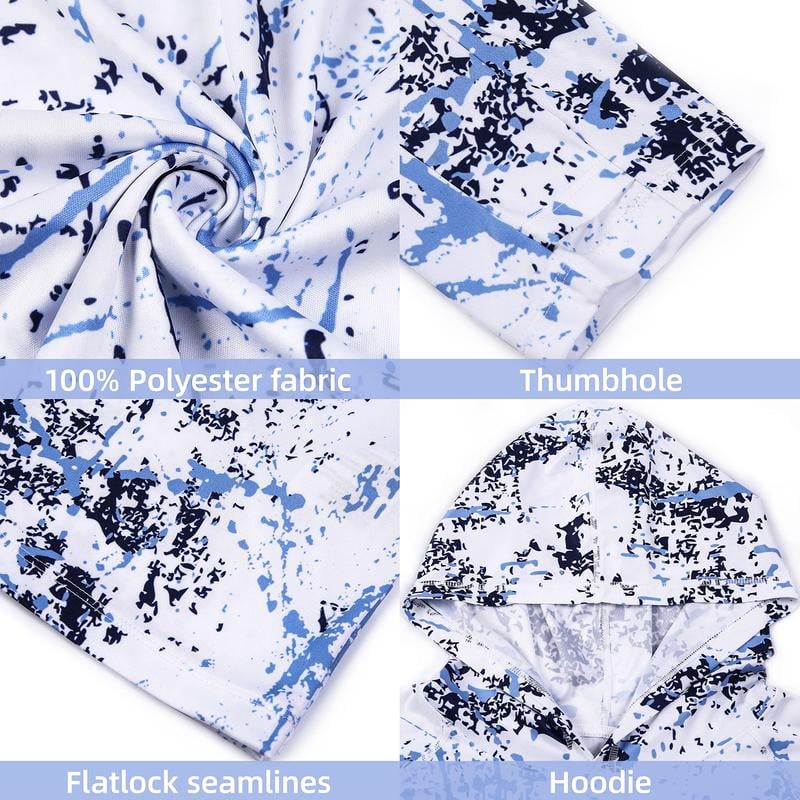 🏆Flash Sale⚡ 50K+ SOLD! Almost Gone-💥🔥Men's UPF 50+ Hooded Sun Protection Fishing Sauna Shirts,Best Gifts