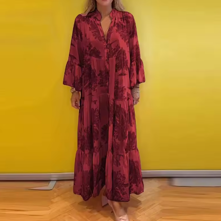 Floravienne™ | Floral Print Dress with Timeless Grace