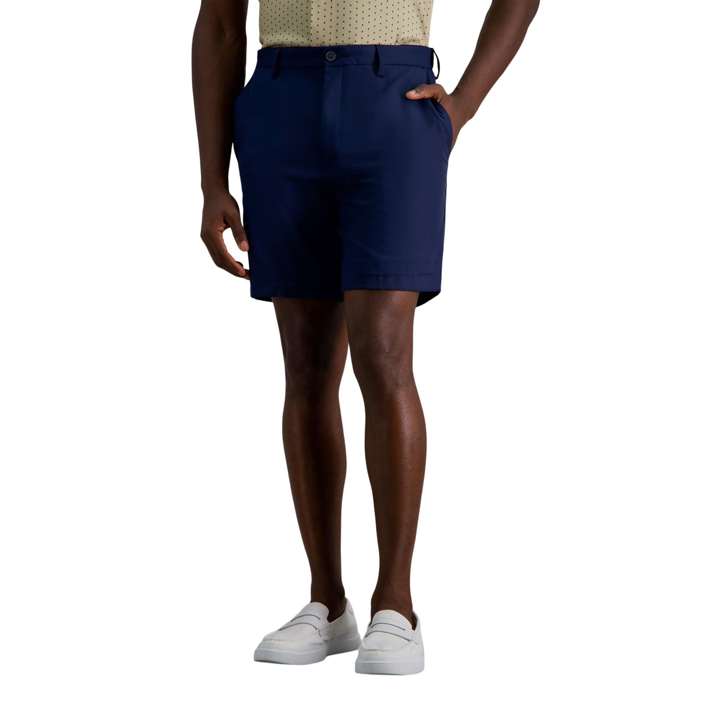 Men's Cool 18 Pro Straight Fit Flat Front 4-Way Stretch Expandable Waist Shorts