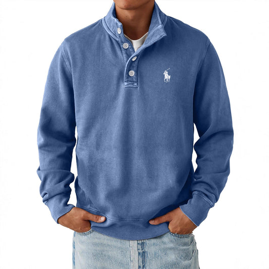Cozy Polo Sweatshirt