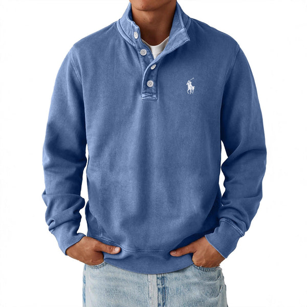 Cozy Polo Sweatshirt