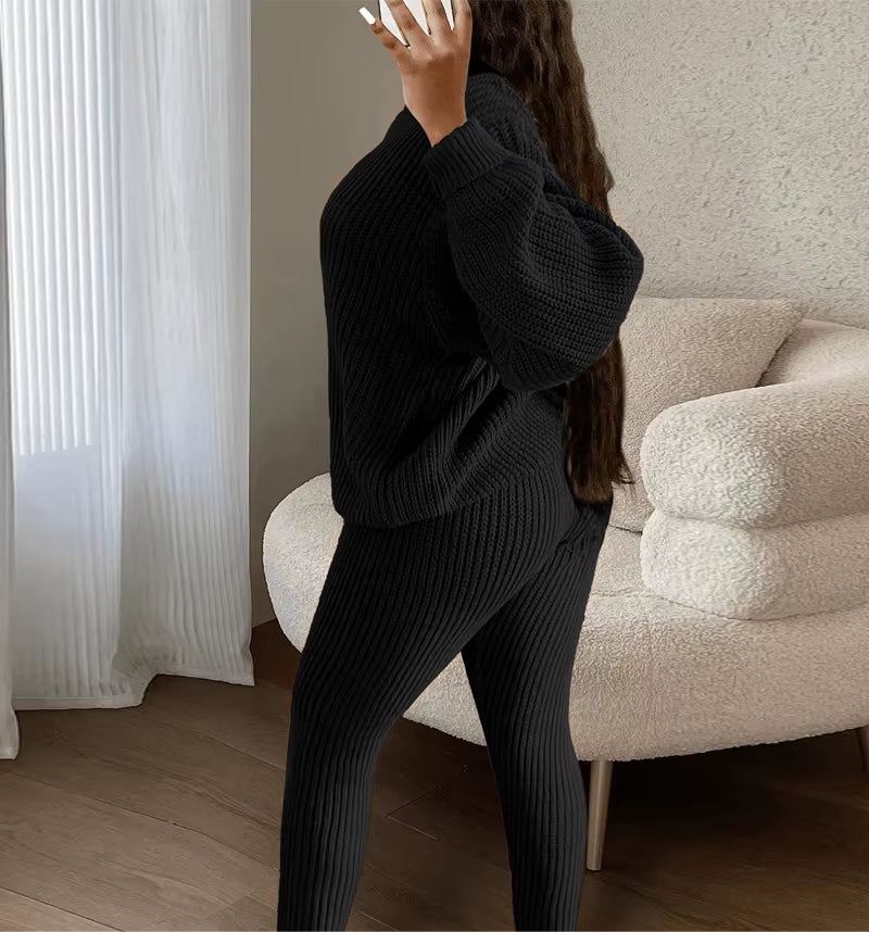 2025 latest comfortable knitted suit
